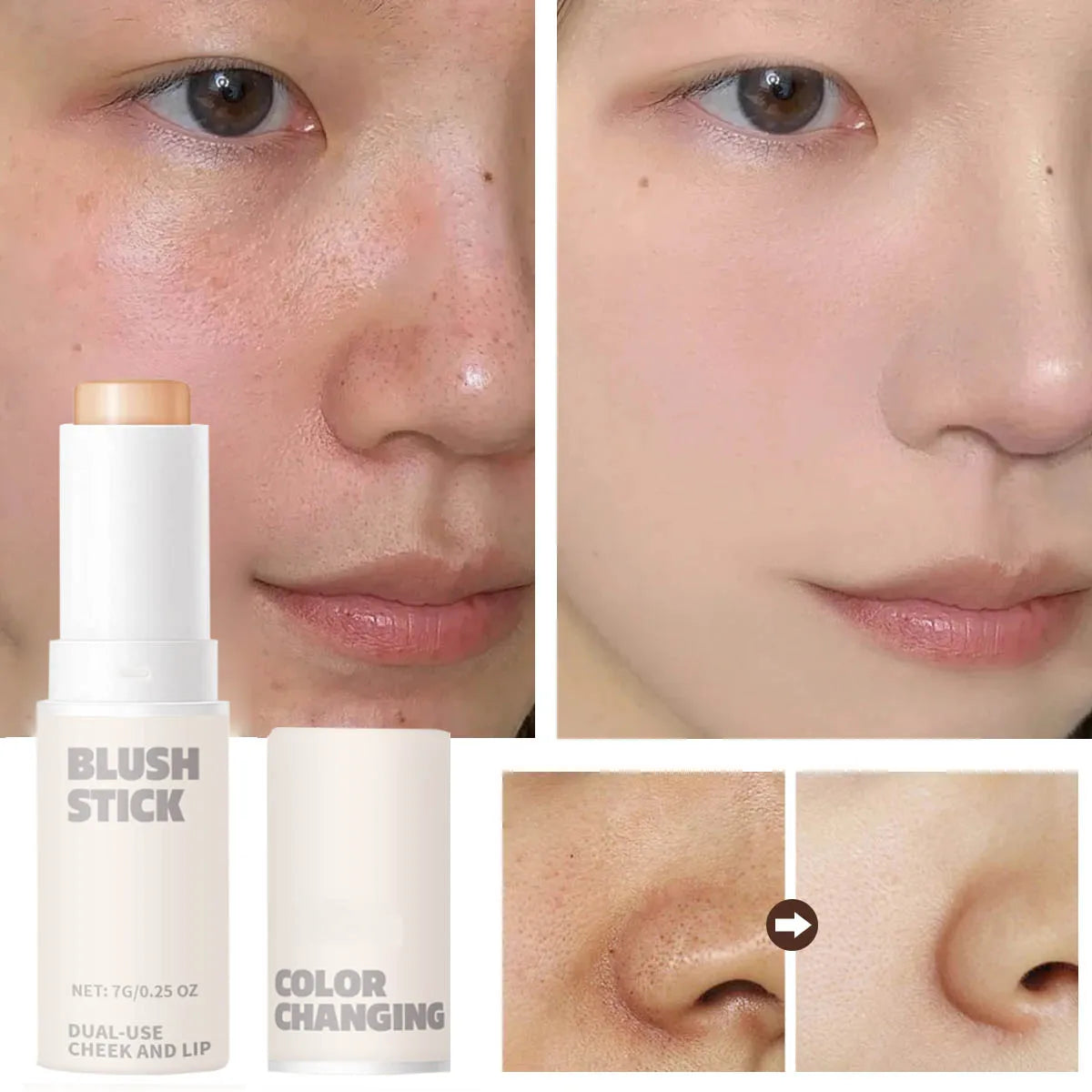 Invisible Pore Base Stick – Primer & Concealer for Smooth, Even Skin