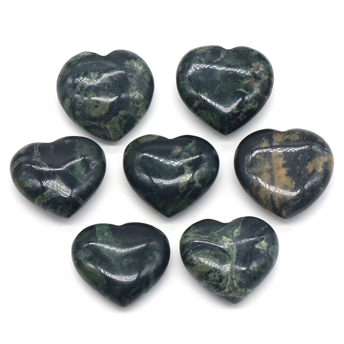 Natural Stone Heart Crystals – Rose Quartz, Amethyst & Gemstone Ornaments