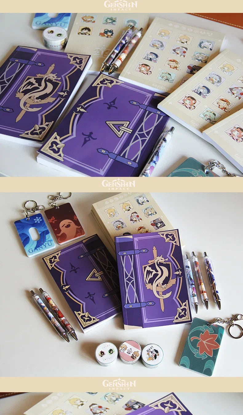 Genshin Impact Mona Notebook – Student Stationery, Cosplay Prop & Collector’s Gift