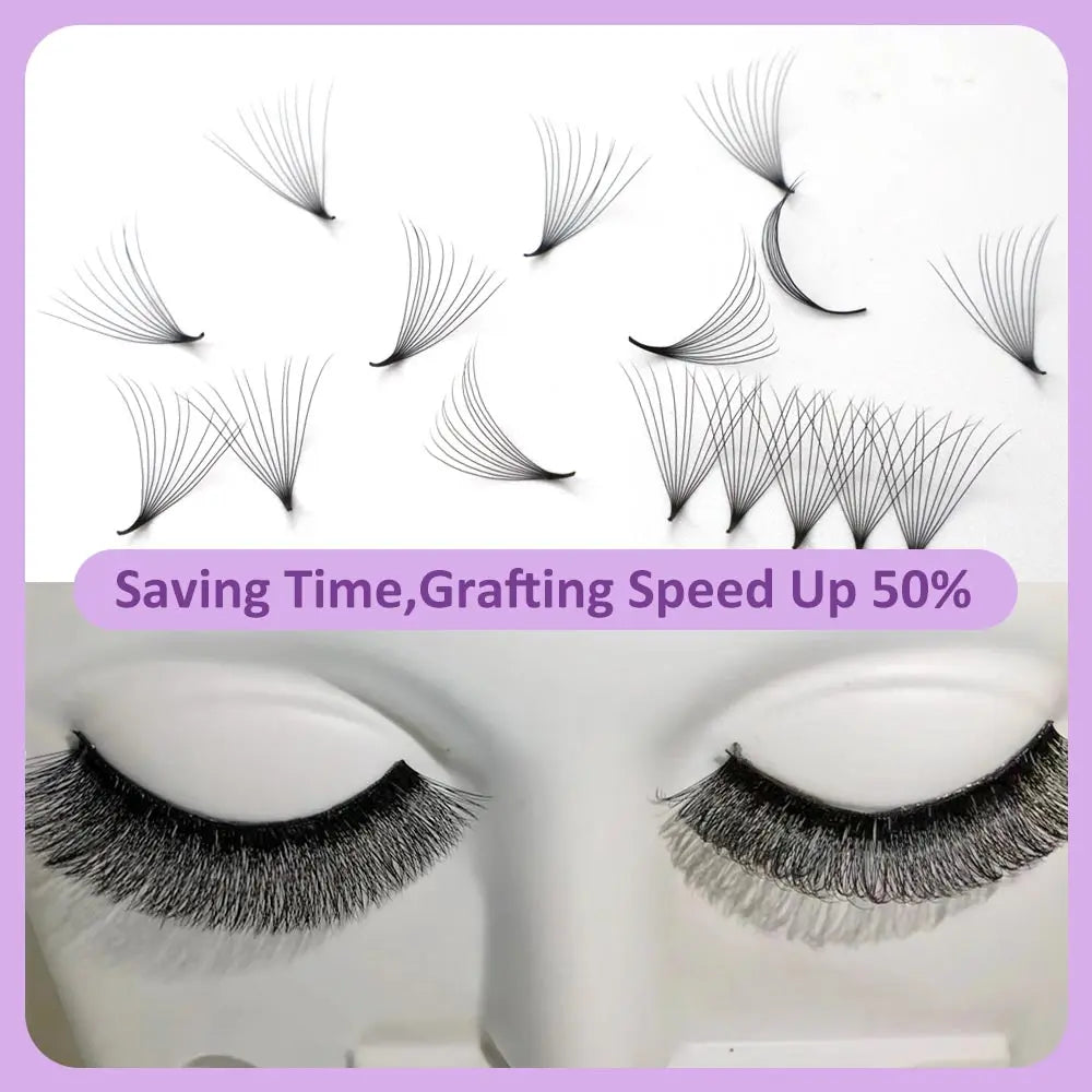Premade Volume Lash Fans – 3D–20D D Curl (8–15mm)