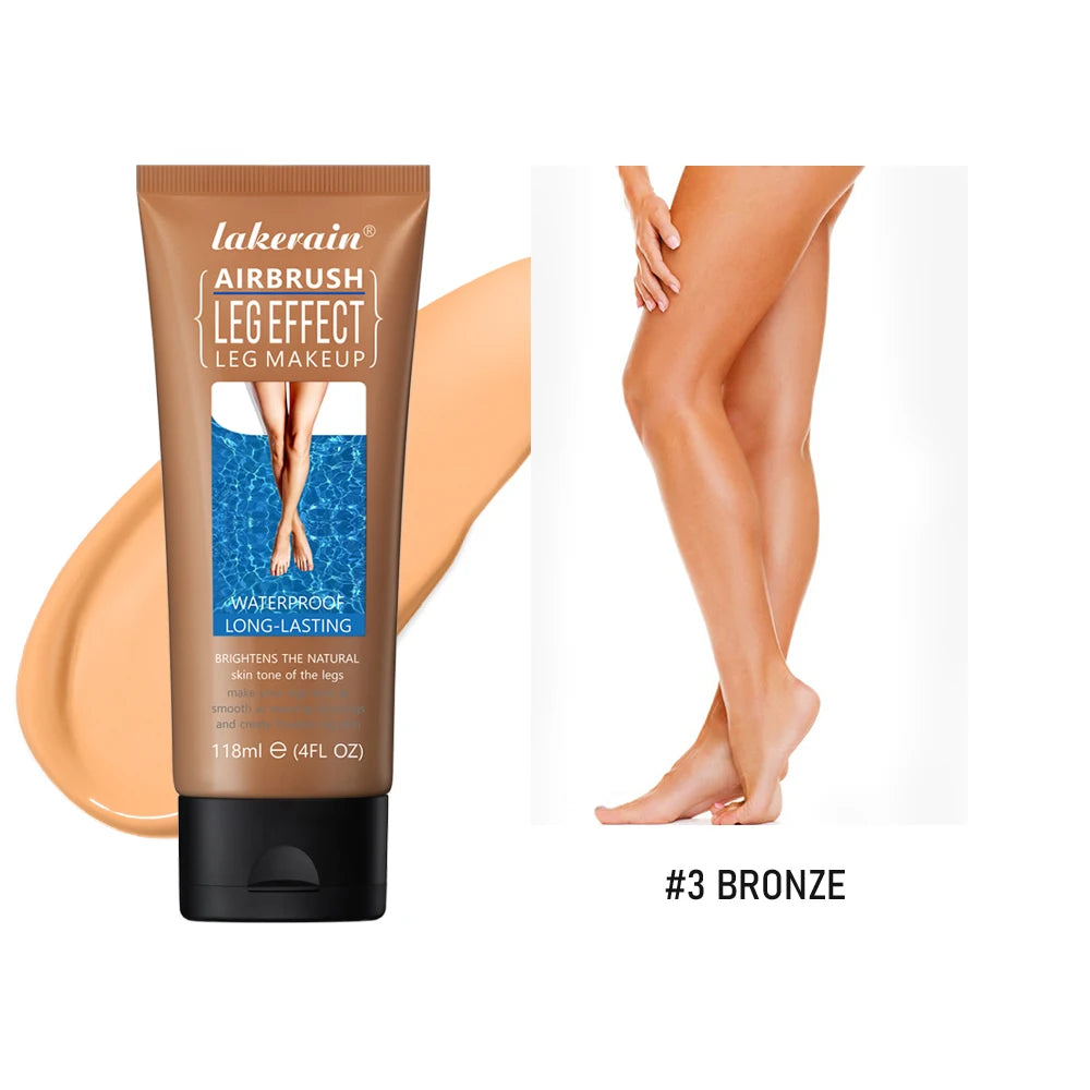 Waterproof Body & Leg Makeup Lotion – Medium Bronze Foundation Cream (118g)
