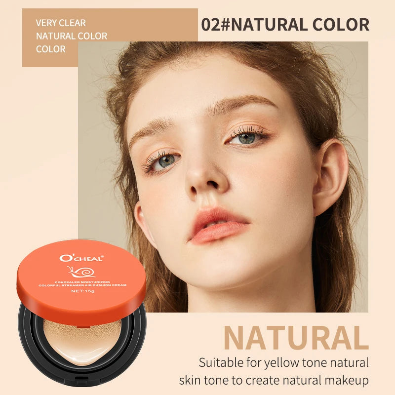 Whitening BB Cream Foundation – Air Cushion Concealer & Brightening Base
