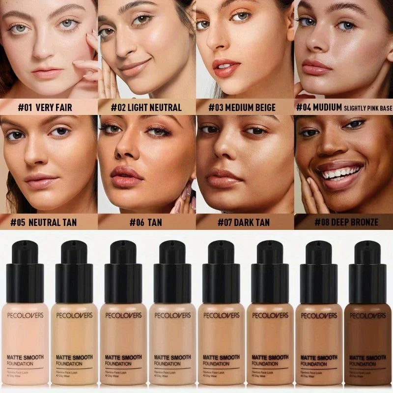 Full Coverage Concealer Foundation – Long-Lasting, Waterproof & Natural Matte Finish