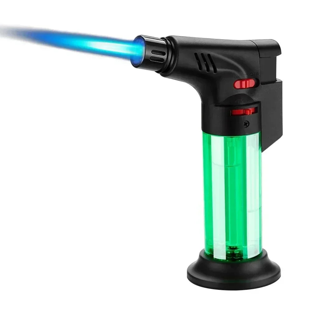 8-Pack Torch Lighters – Windproof Butane Gas Flame Gadgets for Kitchen & Outdoor Use (2025 New)