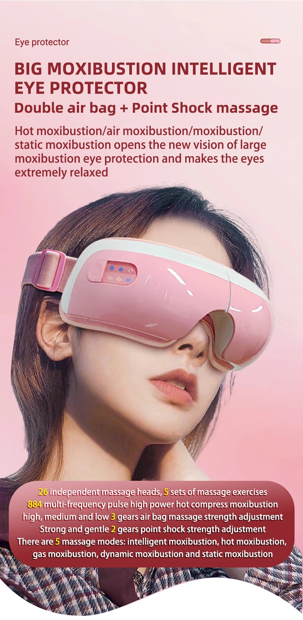 4D Electric Eye Massager – Relax. Recharge. Rejuvenate.