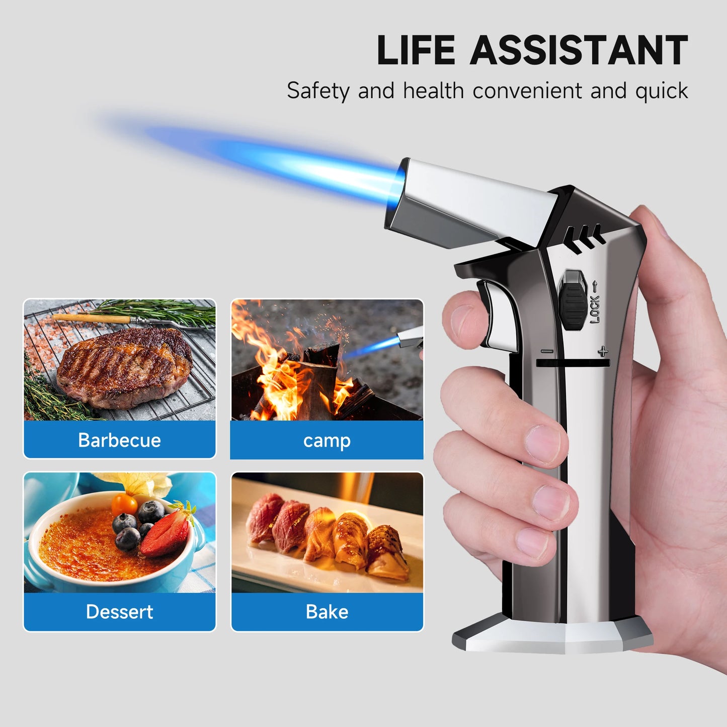Versatile Butane Kitchen Torch – PEAKS COMFORTS
