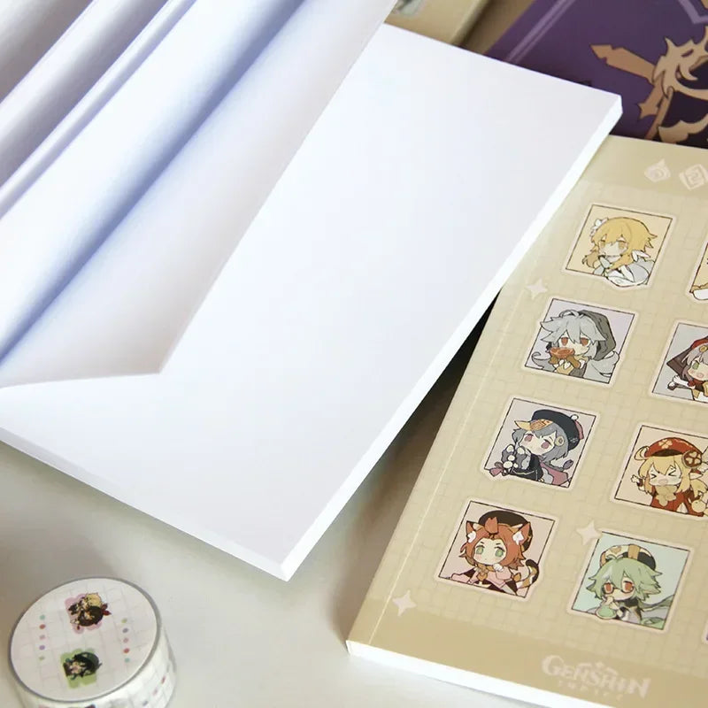 Genshin Impact Mona Notebook – Student Stationery, Cosplay Prop & Collector’s Gift
