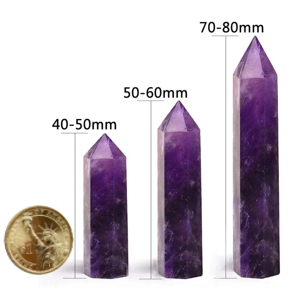 Natural Crystal Point Wand – Healing Stones & Witchcraft Décor