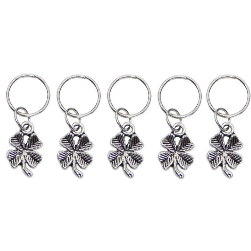 5pcs Butterfly Hair Beads