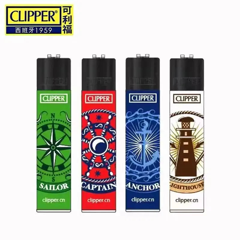 Original Clipper-Style Gas Lighter Set – 4-Piece Boxed Collection