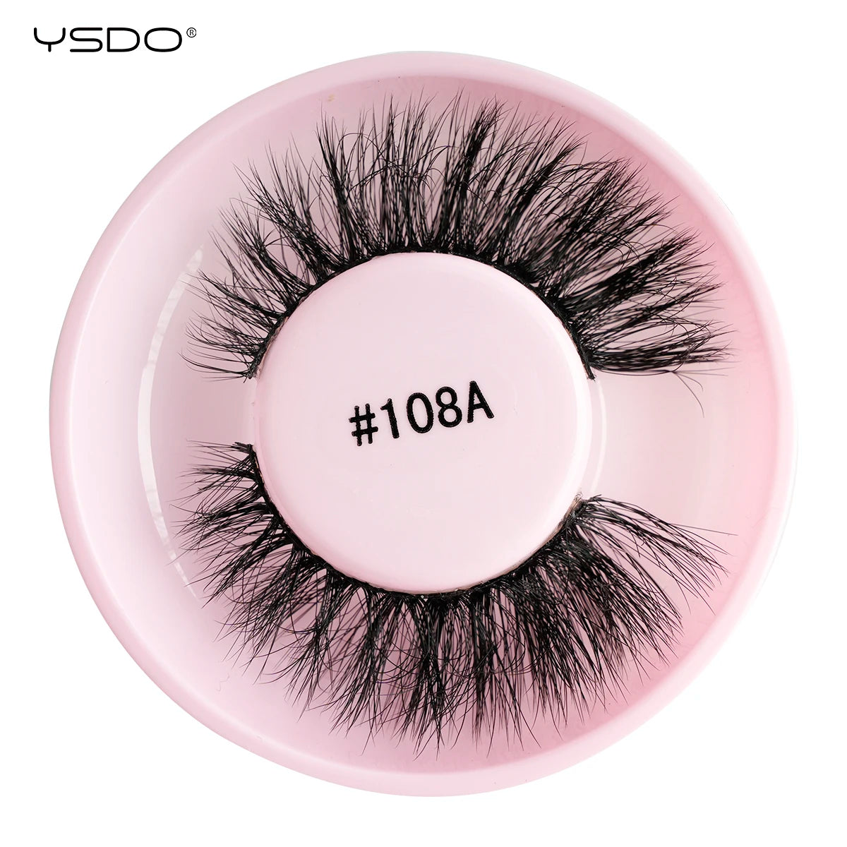 Wispy 3D Mink False Eyelashes – Natural Long, Fluffy & Reusable Strip Lashes (1 Pair)
