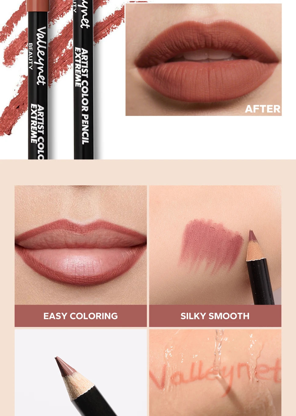 12pcs Matte Silky Lip Liner Set ✨