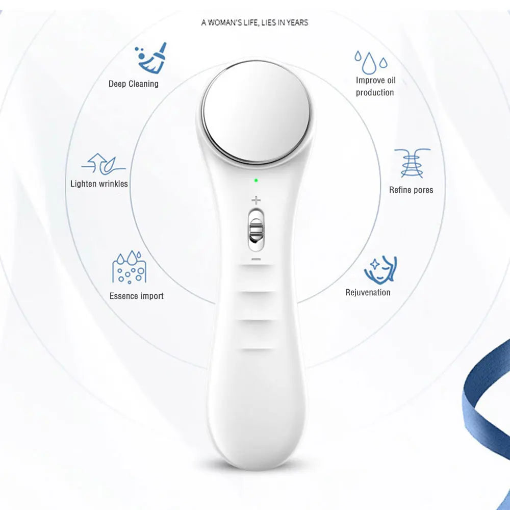 5-in-1 Ultrasonic Skin Scrubber & Facial Beauty Kit – Deep Clean, Lift, Glow