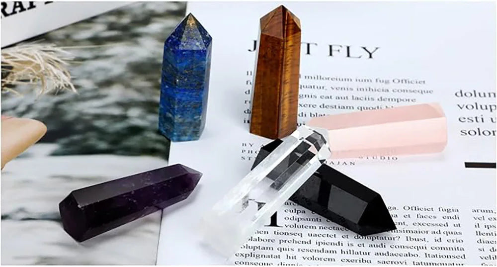 Natural Crystal Point Wand – Healing Stones & Witchcraft Décor