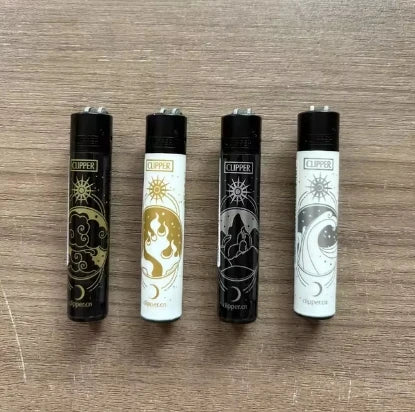 Original Clipper-Style Gas Lighter Set – 4-Piece Boxed Collection