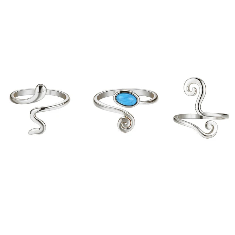 3pcs Adjustable Toe Rings – Summer Beach Foot Jewelry