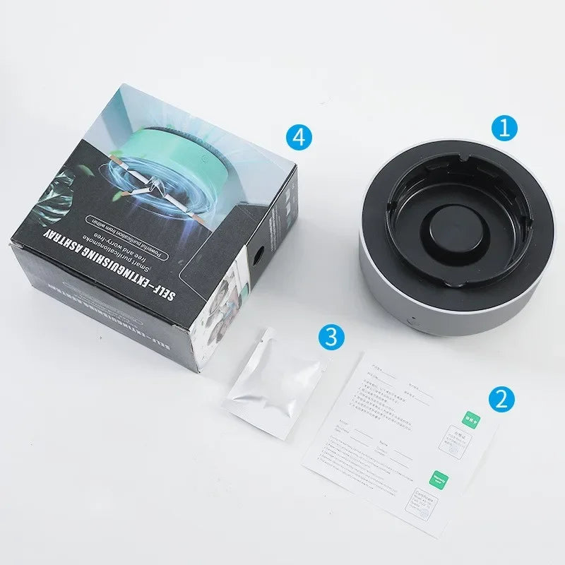 Smart Air Purifier Tray – Portable Anion Purification Gadget for Home & Car