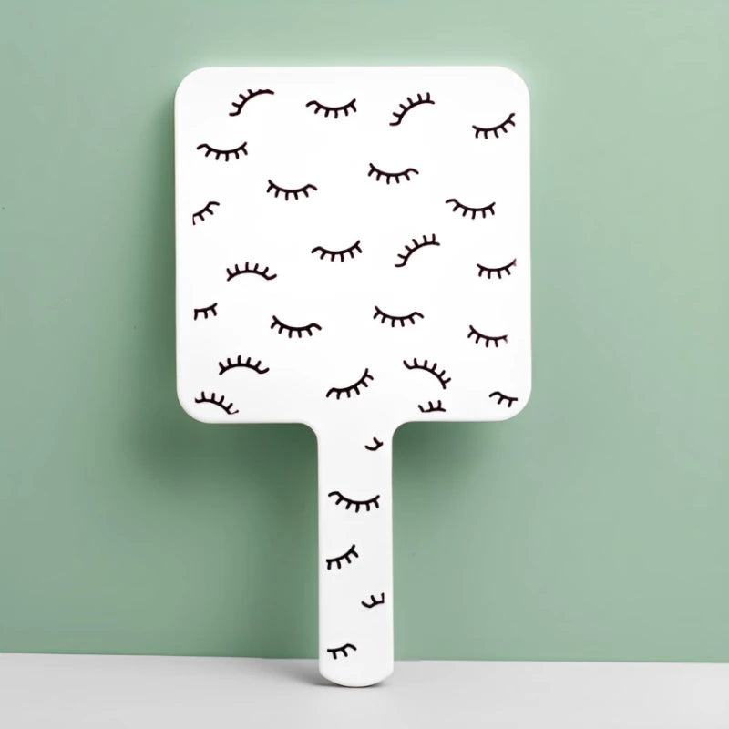 ✨ Handheld Makeup Mirror – High-Definition Square Vanity Tool