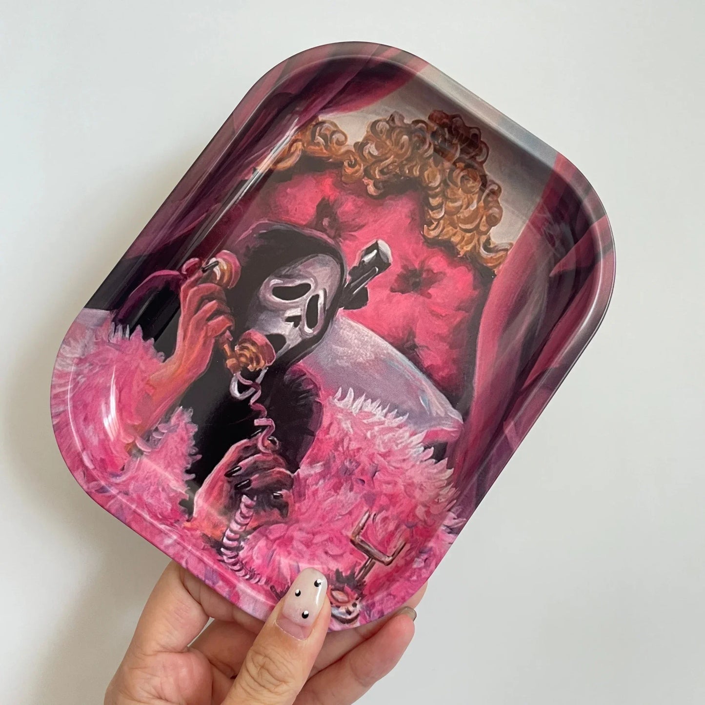 7×5.5 Inch Portable Rolling Tray