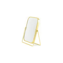 Dual-Sided Square Tabletop Makeup Mirror