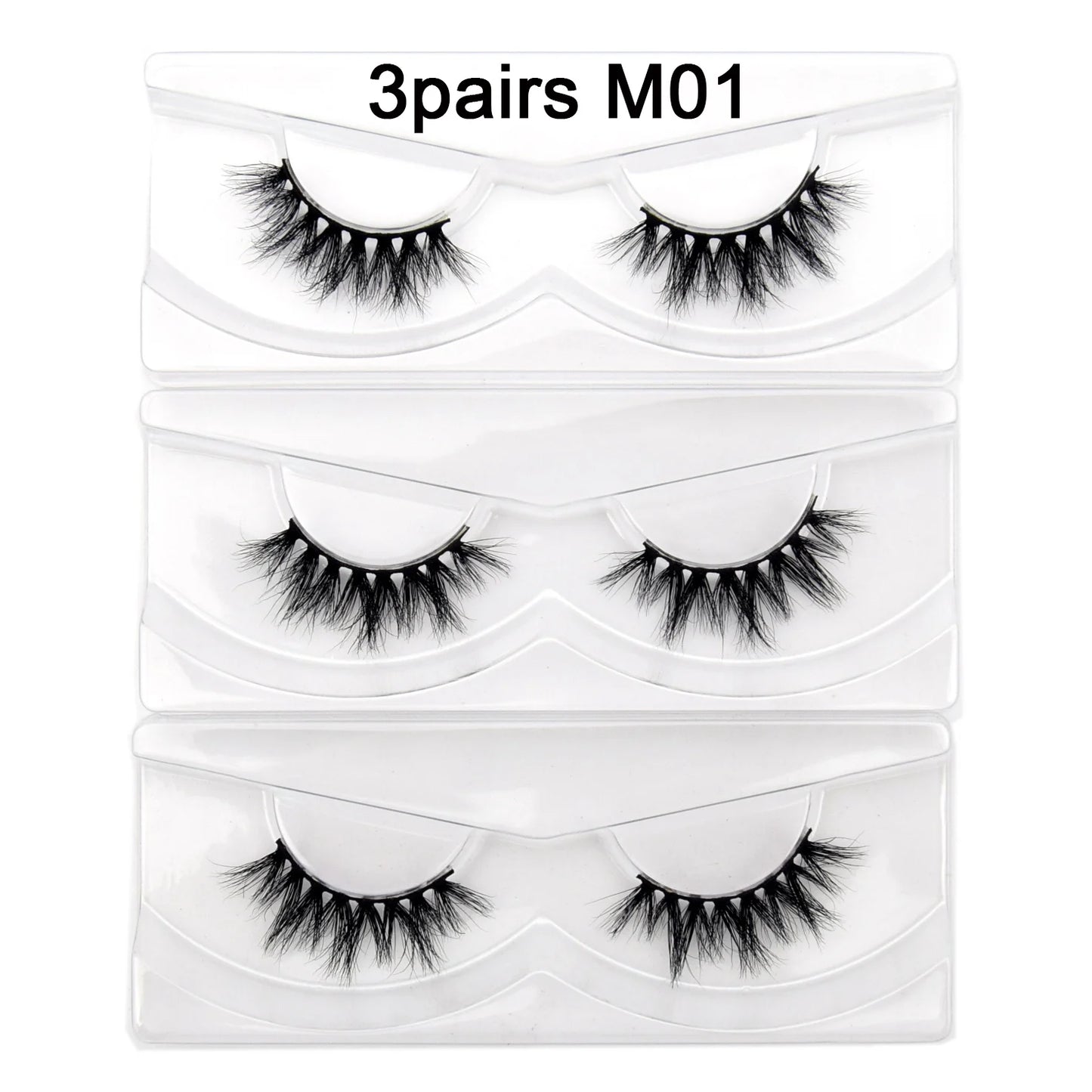 Natural Half Eye False Eyelashes – Soft Mink Look with Lightweight Cotton Band