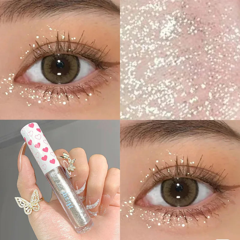 6 Colors Glitter Liquid Eyeshadow