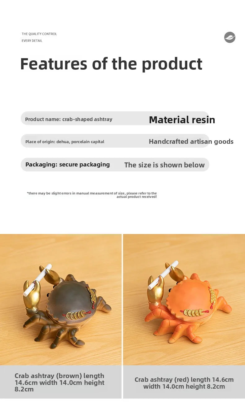 Lucky Crab Ashtray