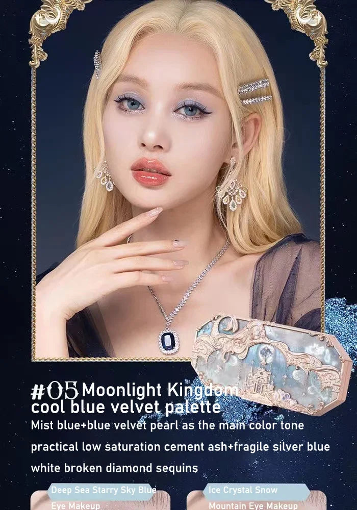 Flower Knows Moonlight Mermaid Eyeshadow Palette – 8 Magical Shades to Mesmerize