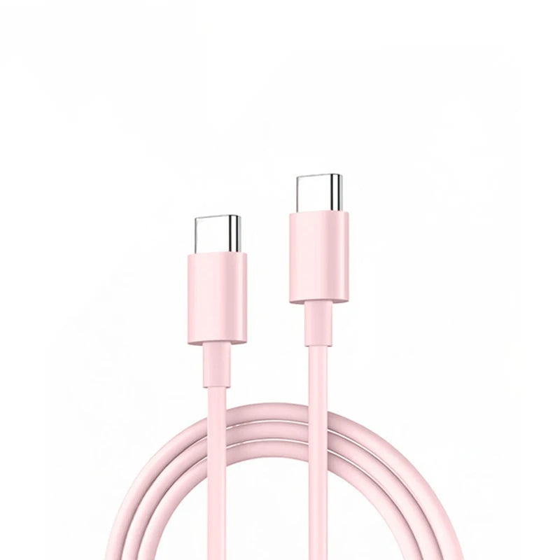 PD 60W Type-C to Type-C Fast Charging Cable – 5pcs / 10pcs Set
