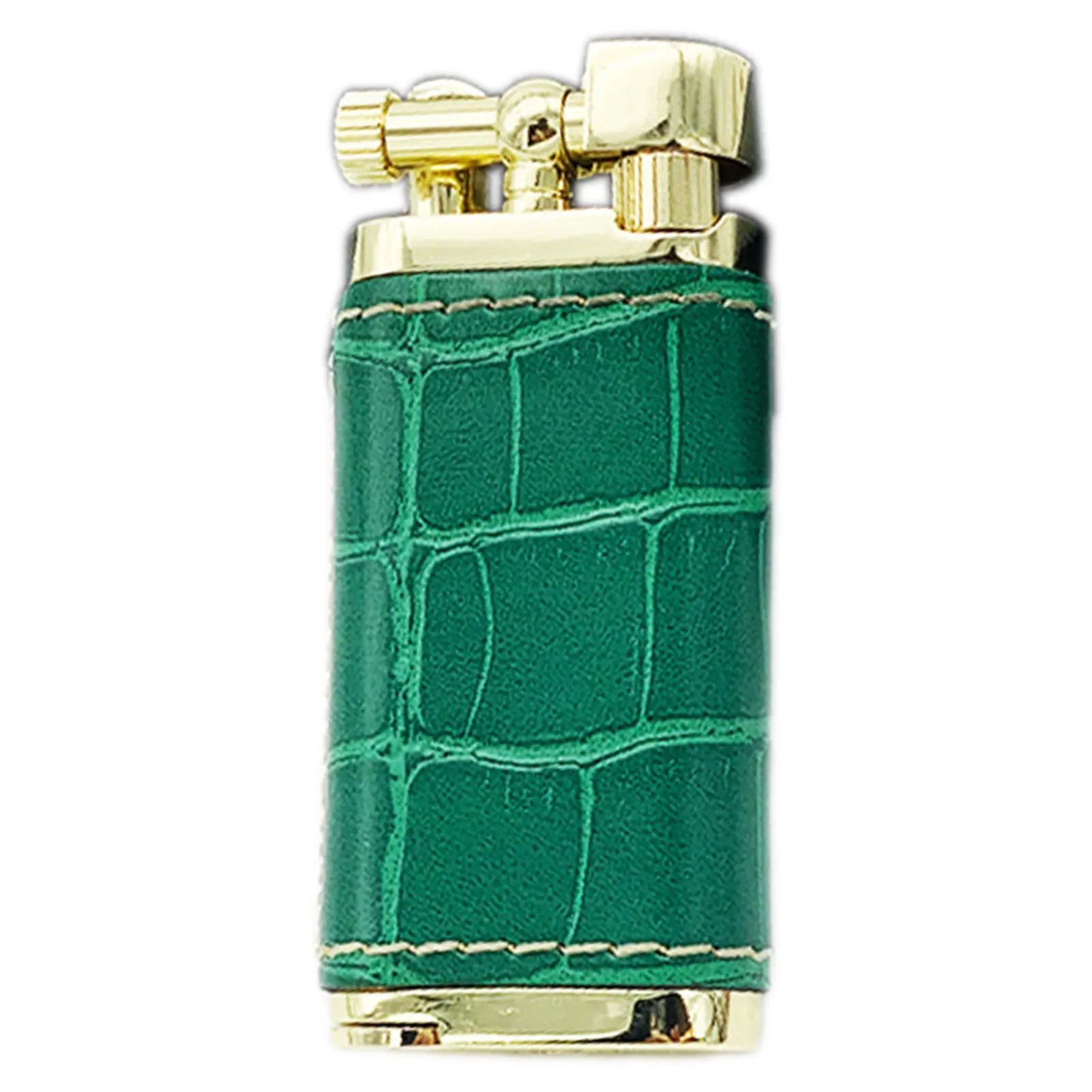 Vintage Oblique Fire Pipe Lighter – Metal Reusable