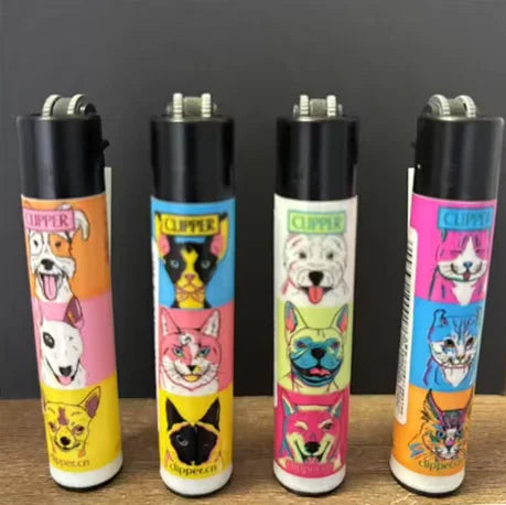 Original Clipper-Style Gas Lighter Set – 4-Piece Boxed Collection