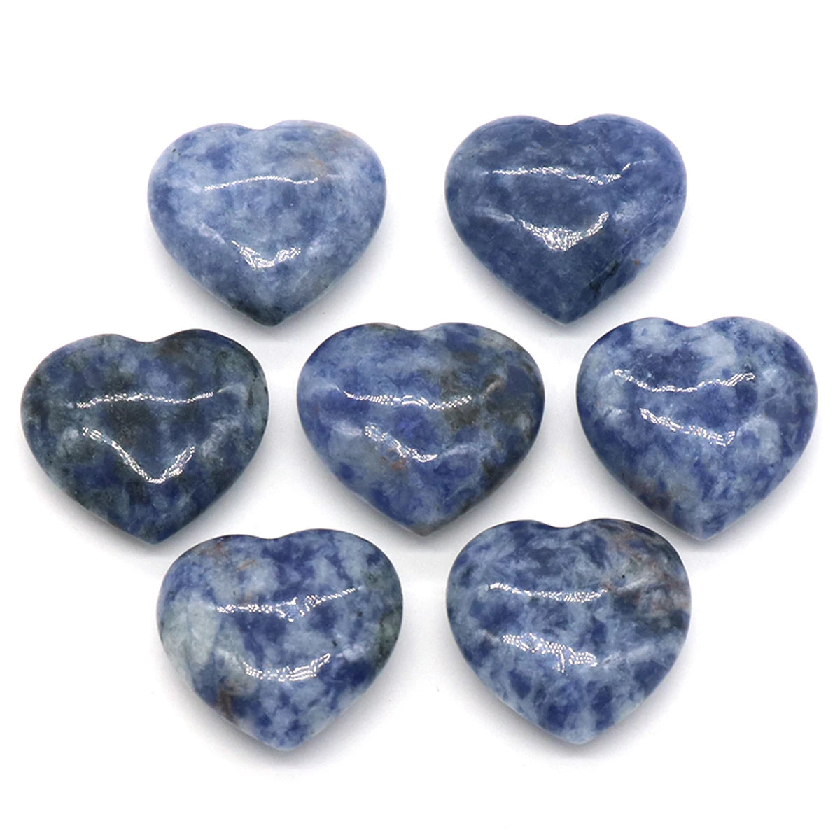 Natural Stone Heart Crystals – Rose Quartz, Amethyst & Gemstone Ornaments