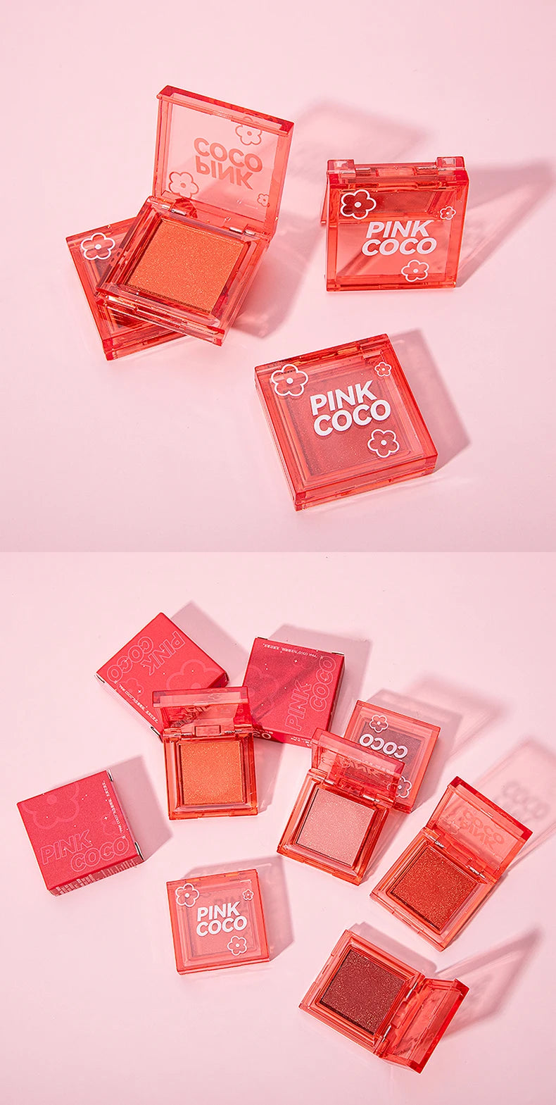 🌸 PINKCOCO Fine Shimmer Tipsy Blush – Multi-Use Soft Mist Glow