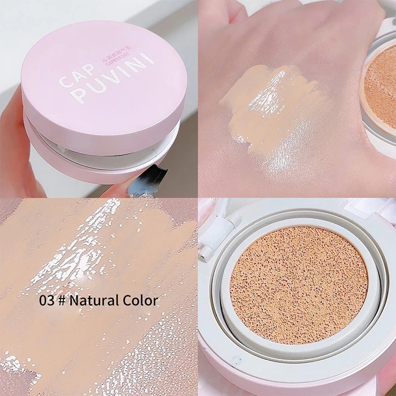 Moisturizing Concealer Air Cushion Foundation – Natural, Long-Lasting & Water-Resistant (13g)