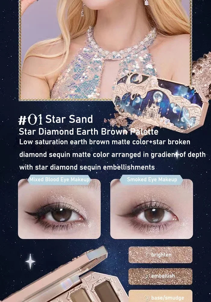 Flower Knows Moonlight Mermaid Eyeshadow Palette – 8 Magical Shades to Mesmerize