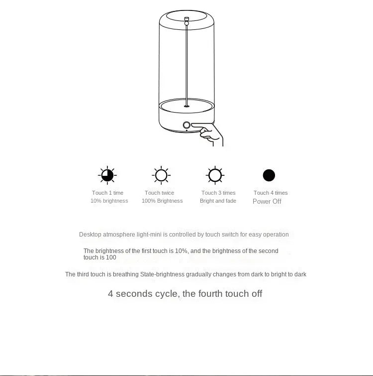Portable Quantum Wire Ambient Magnetic Light – Type-C Rechargeable Night Lamp with Eye Protection