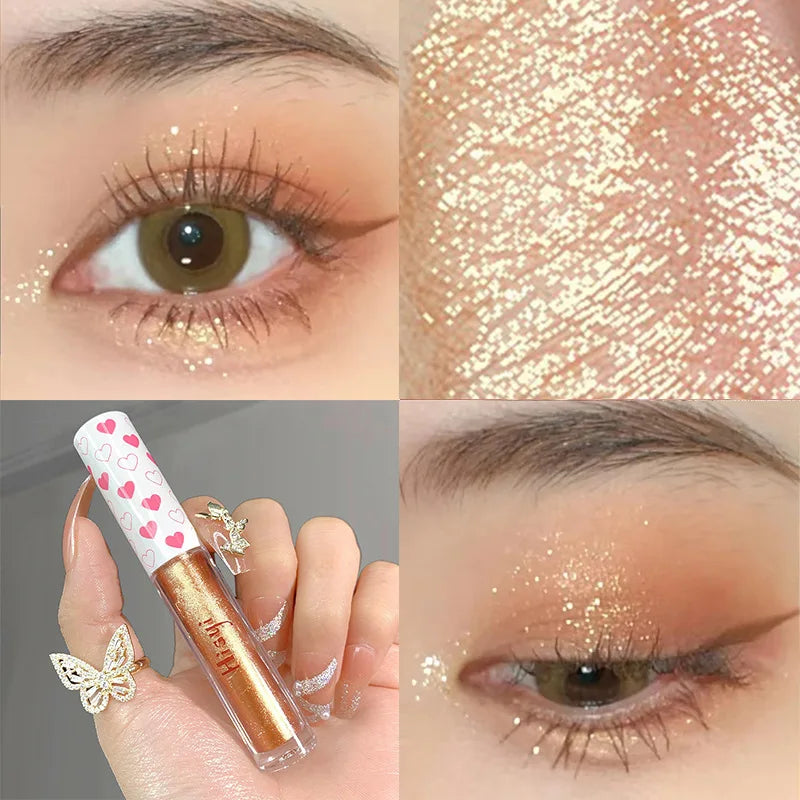 6 Colors Glitter Liquid Eyeshadow