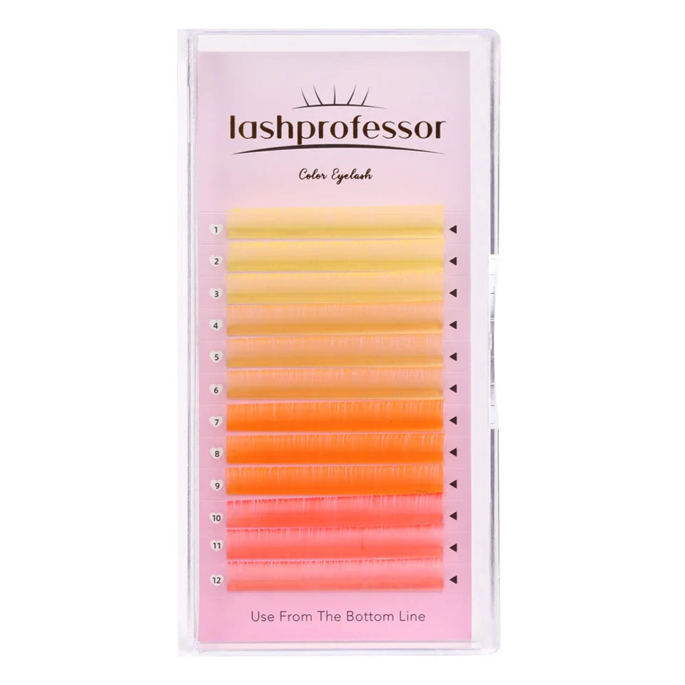 Colored Classic Eyelash Extensions – Soft, Natural & High-Quality Lashes