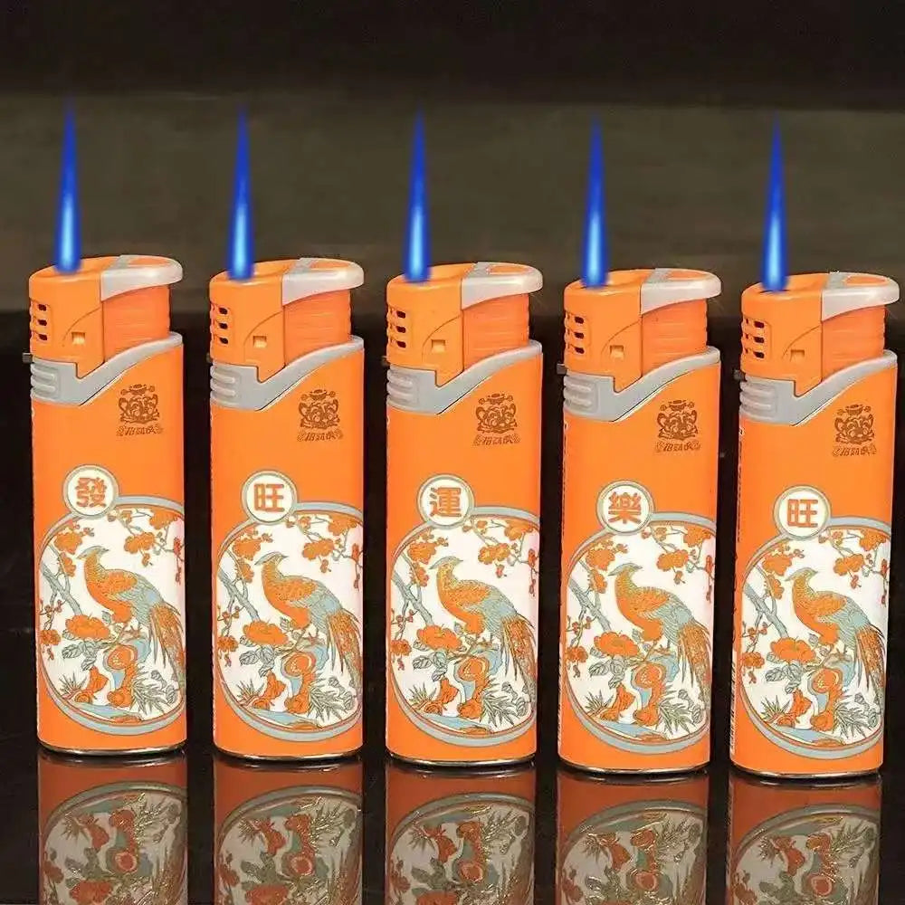 5PCS Jet Torch Flame Lighter Set – Windproof Refillable Butane Gadgets