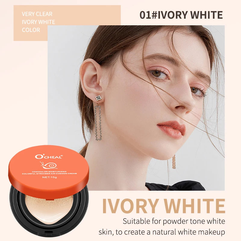 Whitening BB Cream Foundation – Air Cushion Concealer & Brightening Base