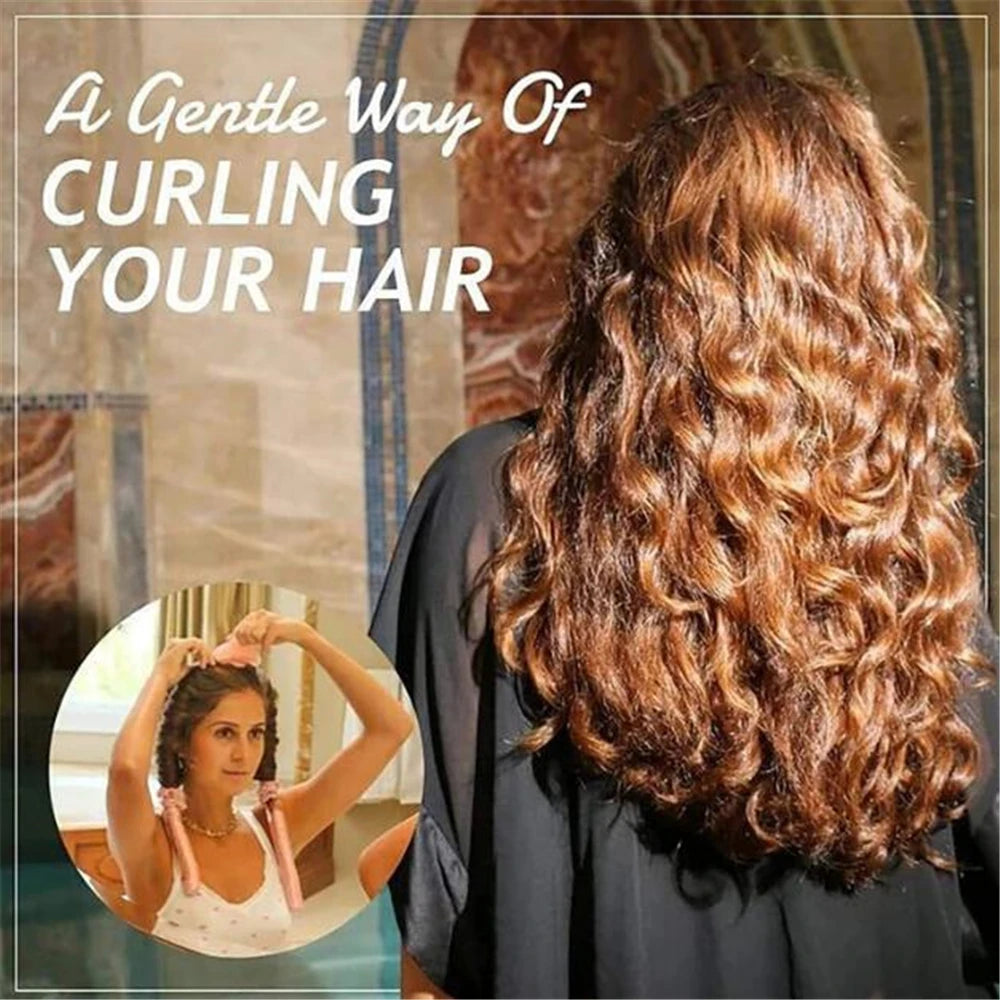 Heatless Curling Rod Headband Set – Wake Up to Effortless Curls