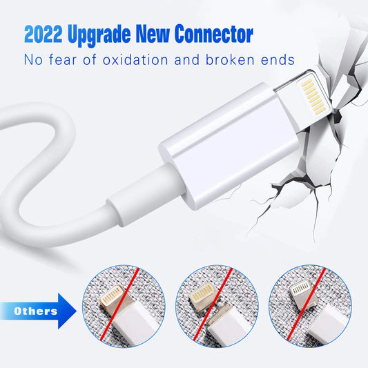 3A USB Fast Charging Cable for iPhone – 3ft / 6ft