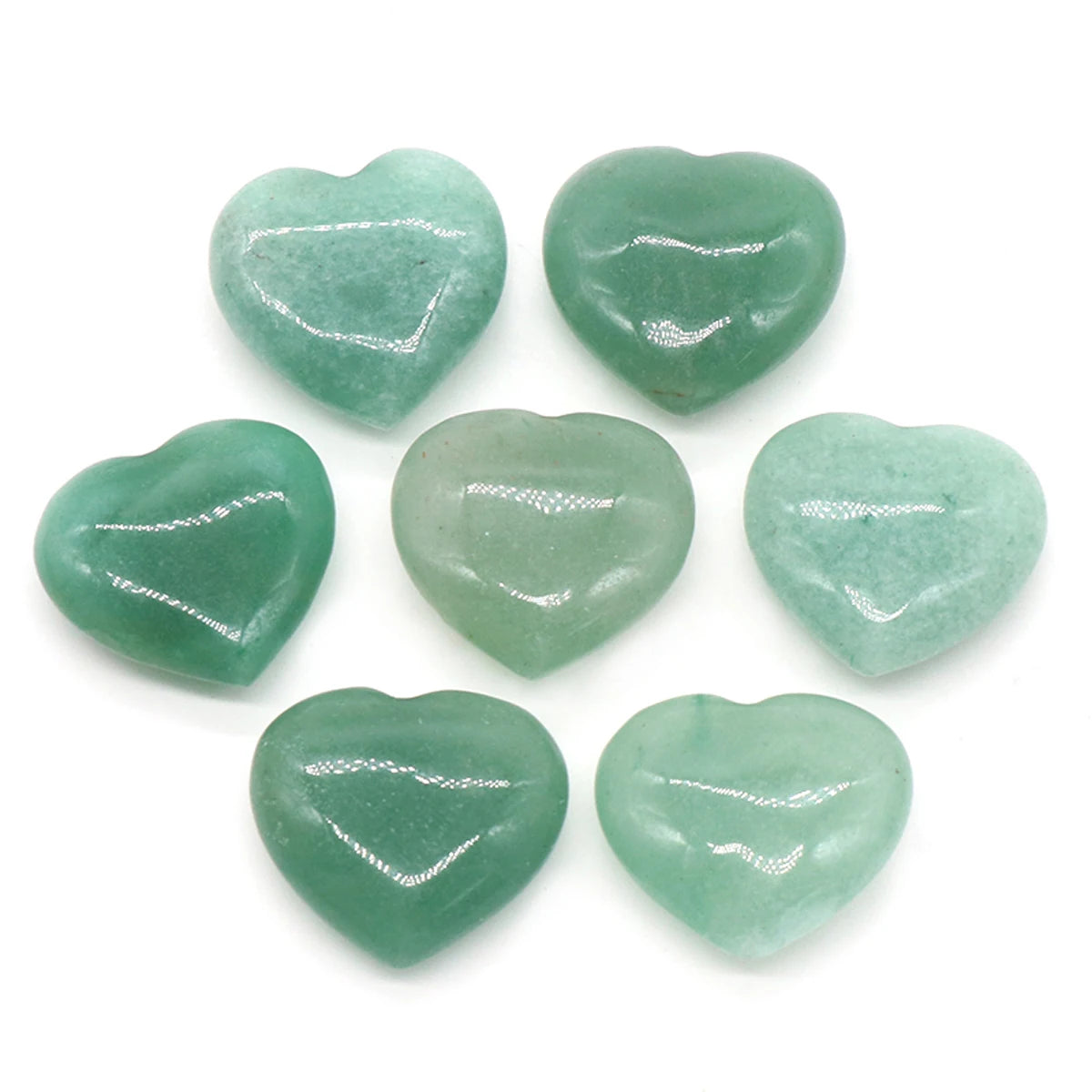 Natural Stone Heart Crystals – Rose Quartz, Amethyst & Gemstone Ornaments