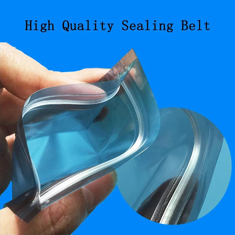 100pcs Anti-Static Shielding Zip Lock Bags – Resealable ESD Pouches