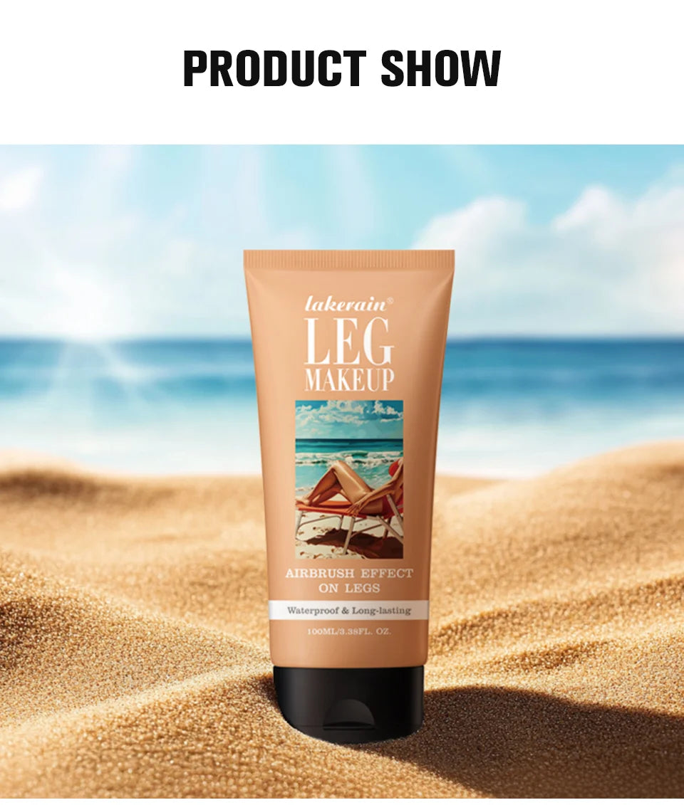 Waterproof Body & Leg Makeup Lotion – Medium Bronze Foundation Cream (118g)
