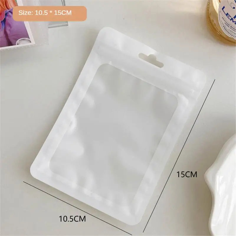 10pcs Holographic Smell-Proof Mylar Bags – Resealable Ziplock Pouches