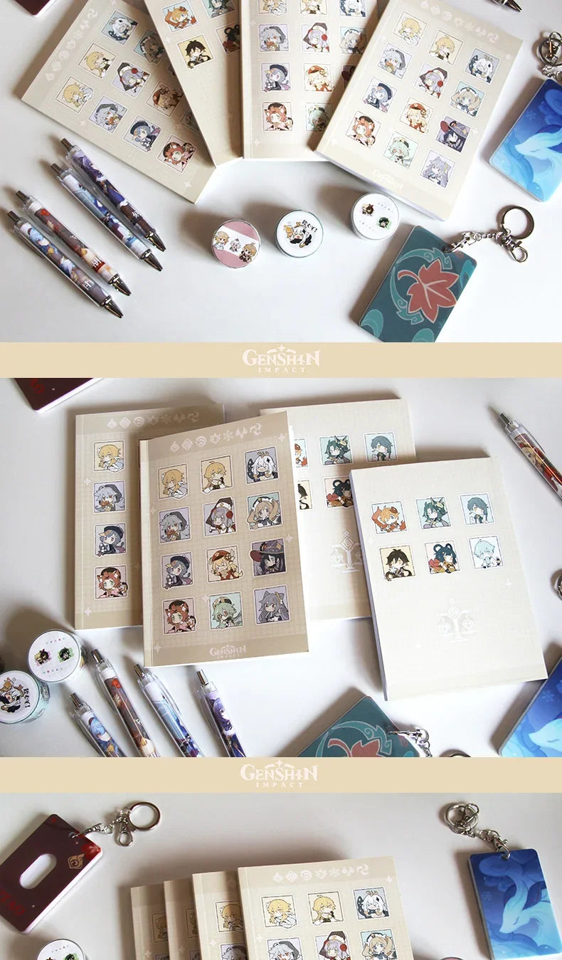 Genshin Impact Mona Notebook – Student Stationery, Cosplay Prop & Collector’s Gift