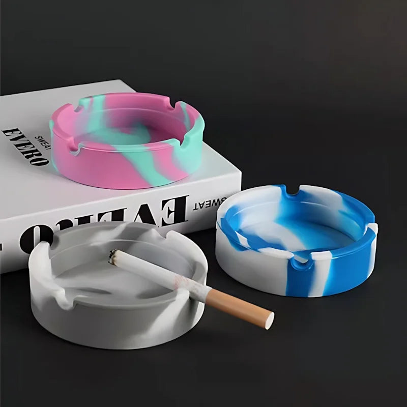 Silicone Organizer Tray – Thickened, Portable & Unbreakable (Marble, Camouflage, Glow-in-the-Dark)