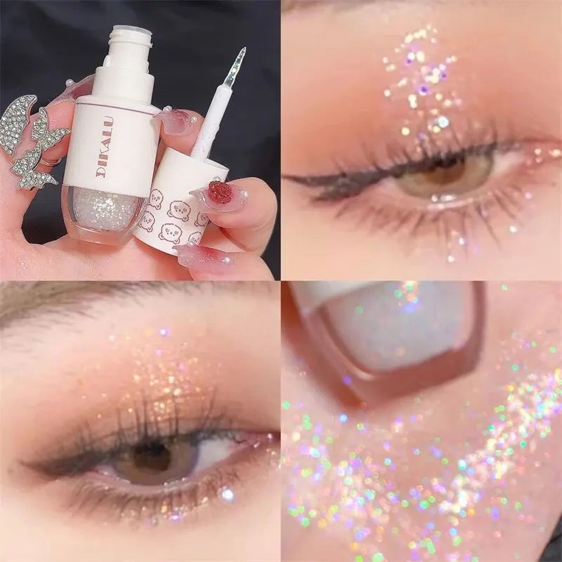 Bear Bowling Ball Liquid Eyeshadow – Ultra Sparkle Glitter Pearl Effect