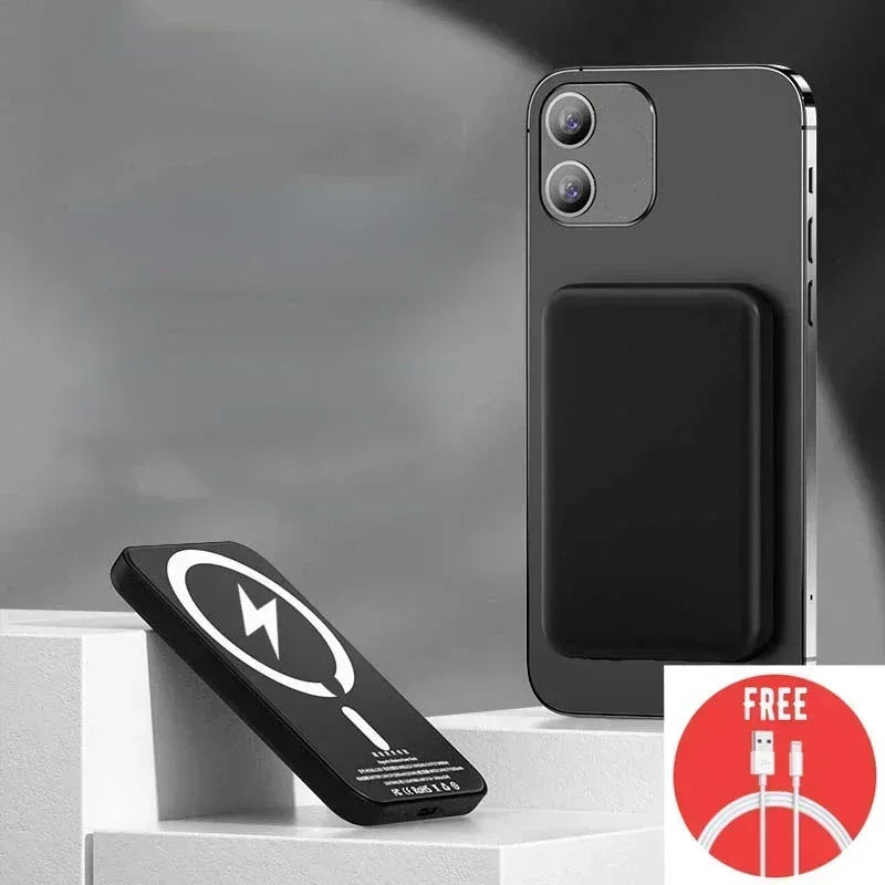 50000mAh Magnetic Wireless Power Bank – Fast Charging Portable Battery Pack